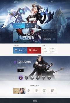Battle for Lorencia Game Website Template