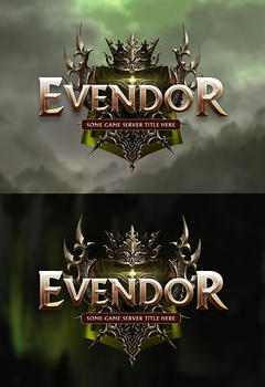 Evendor Game Editable Logo
